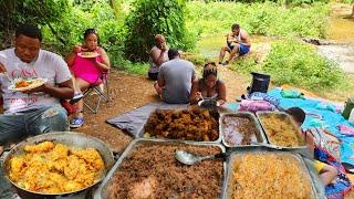 natural beauty Paradise cooking Adventure in Jamaica right on the Riverside with our subscribers