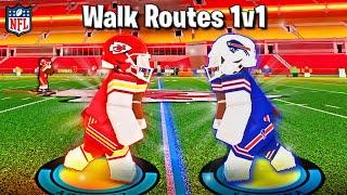 I Did Walk Routes 1v1 In NFL Universe Football And It Got INTENSE!