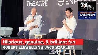 Fully Charged to Red Dwarf to Scrap Heap Challenge | Robert Llewellyn & Jack Scarlett at FCL Sydney