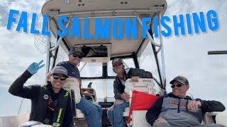 FALL SALMON FISHING FOR KINGS AND COHOS…and perch!