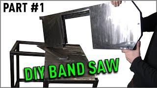 Making a DIY Metal Band Saw - The Steel Frame