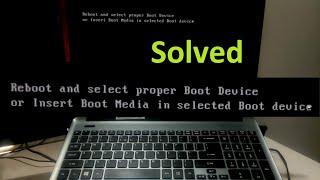 How to Fix Reboot and Select Proper Boot Device Problem in Windows 11