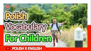 Learn Polish |Part 1: Polish Vocabulary For Children | Golearn