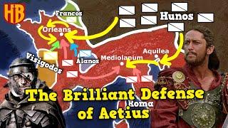 The Roman Empire of Aetius against Attila (451-452) | Rome's Last Clash of the Titans