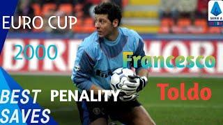 Francesco Toldo Saved THREE penalties #OTD in 2000 as Italy securef their EURO final spot.