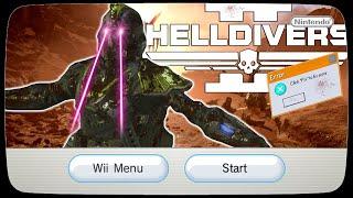 "If Helldivers 2 was on Nintendo Wii"