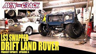 Land Rover Defender 90, LS swapped, drift car project update!