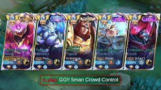 5MAN CROWD CONTROL TANKS FT. ATLAS NEW COLLECTOR SKIN "MECHA INFERNUS" - MLBB