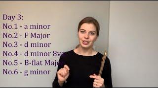 Flute Lesson: Advanced Level Scales 1