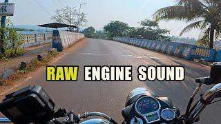 Royal Enfield Goan Classic 350 Sound [RAW Onboard] in Goa | Baga to Vagator