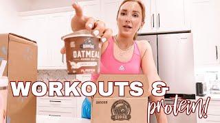 NEW FAVORITE WORKOUT + Prioritizing Protein!! |  Moriah Robinson Mom Vlogs