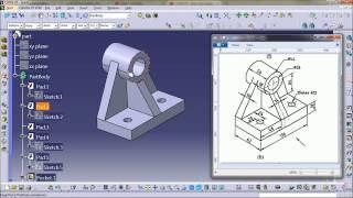 CATIA V5 tutorial | Part modeling