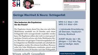 Schwierige Situationen in der Frühmobilisierung: Bewusstseinsstörungen und Neuro (12 Min)