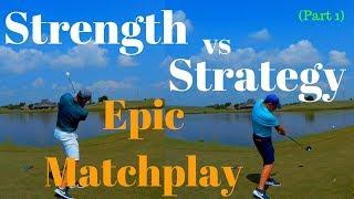 Epic Match Play Strength vs Strategy Golf Couse VLOG (Part 1) Average Joe Golf