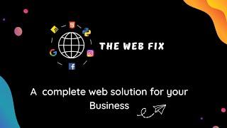 About US | The Web Fix - A complete web solution for your business