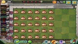 Plants vs Zombies 2: Modern Day - Day 37 Walkthrough