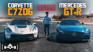2020 Mercedes AMG GT-R vs. Corvette C7 Z06 | American Muscle vs. German Engineering