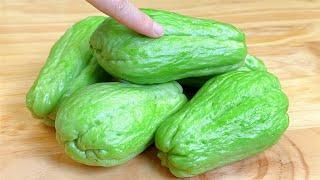 Home-cooked practice of chayote  Best Ways to Eat Chayote #recipe #cooking #foodlover #chinesefood