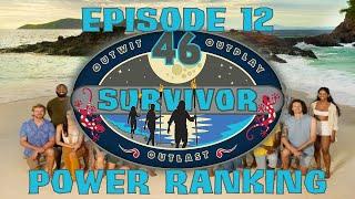 Survivor 46 Power Ranking (Episode 12)