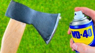 How to sharpen an ax like a razor in 1 minute! Amazing method!