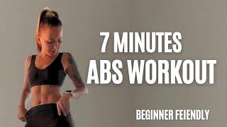 7 Minutes Abs Workout | No Equipment | Beginner friendly Workout | @Veektori