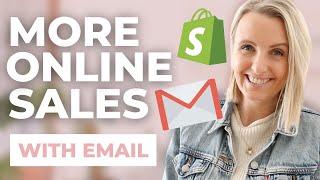 BOOST ONLINE STORE SALES WITH EMAIL  [ Marketing Strategy for eCommerce ]