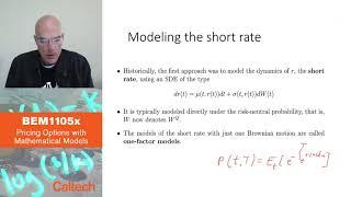10 3 Continuous time interest rate models   Part 1