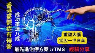 在香港抑鬱症終於有得醫（上集）：針對憂鬱症和焦慮症最有效： rTMS治療，收費合理化，人人可負擔 ，只要識搵，跳出思維框架，衝破醫療界限，方能找到最佳方案和價格。