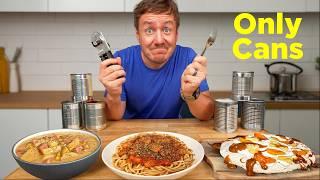 I Cooked a 3 Course Meal Using ONLY Tin Canned Food