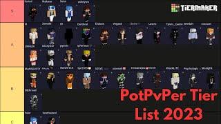 PotPvP Tier List 2023 (Nivolt) Ft. Nakoso, Staind, Sotsi, Jewdah, M0difier, woklywo, Lastro & More