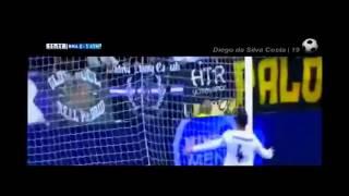 Real Madrid vs  Atltico Madrid   Diego da Silva Costa Skills Highlights 2013