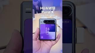 Huawei Pura X Hands-on: Compact Foldable with a Unique Design
