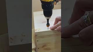 초보자도 전문가처럼! 목재 DIY, 이중드릴비트, Depth Adjustable Countersink Drill Bit #shorts