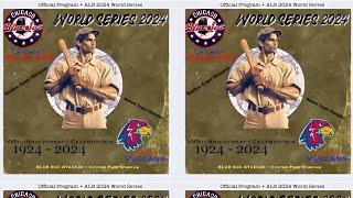 ALB World Series: Game 2: Chicago Blue Sox  @ Atlanta Vulcans // October 26, 2024 [ESPN]