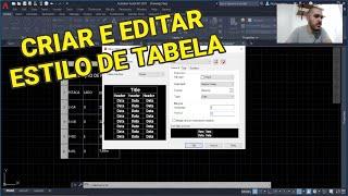 CRIAR E CONFIGURAR UM ESTILO DE TABELA NO AUTOCAD