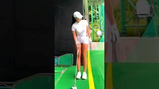 타격감 최고!! KLPGA 김은선 프로 정면 Iron swing