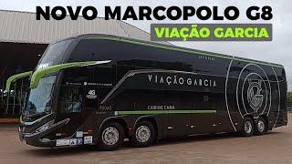 EXCLUSIVO: Confira o novo MARCOPOLO G8 LEITO CAMA da VIAÇÃO GARCIA