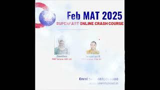 Achieve 600+ in February MAT 2025 and Secure Your MBA Dream with LTL's Superfast Online Crash Course