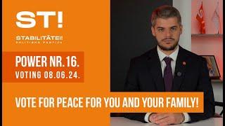 Vote FOR PEACE for you and your family!