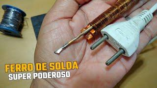 Como Fazer Ferro de Solda Poderoso Caseiro na Sua Casa