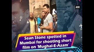 Sean Stone spotted in Mumbai for shooting short film on ‘Mughal-E-Azam’ - #ANI News