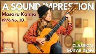A Sound Impression: Masaru Kohno – 1976 No. 30 | Classical Guitar Demo