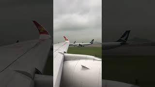 Hong Kong Airlines A350-900 departure from Hong Kong (HKG)