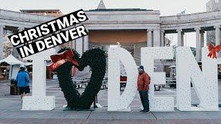 Feeling festive in Denver, Colorado! Christmas lights, markets and mulled wine. A winter wonderland!