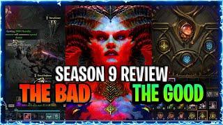 Diablo 4 Season 9 The Bad, The Good, Diablo IV Season 9 Review: (PTR Feedback and suggestions)