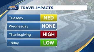 NH weather: Tracking Tuesday wintery mix, Thanksgiving storm risk