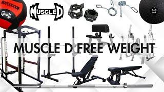 Muscle D Fitness Rack and Benches