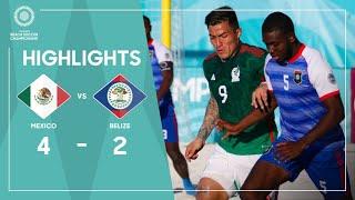 Mexico 4-2 Belize | Concacaf Beach Soccer Championship