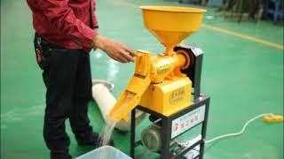 6n40 mini rice mill, home use rice mill machine, small rice business idea