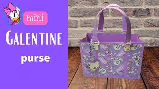 How to make a mini Galentine handbag purse with Cricut #purse #diy #cricutmade #cricutmaker #cricut